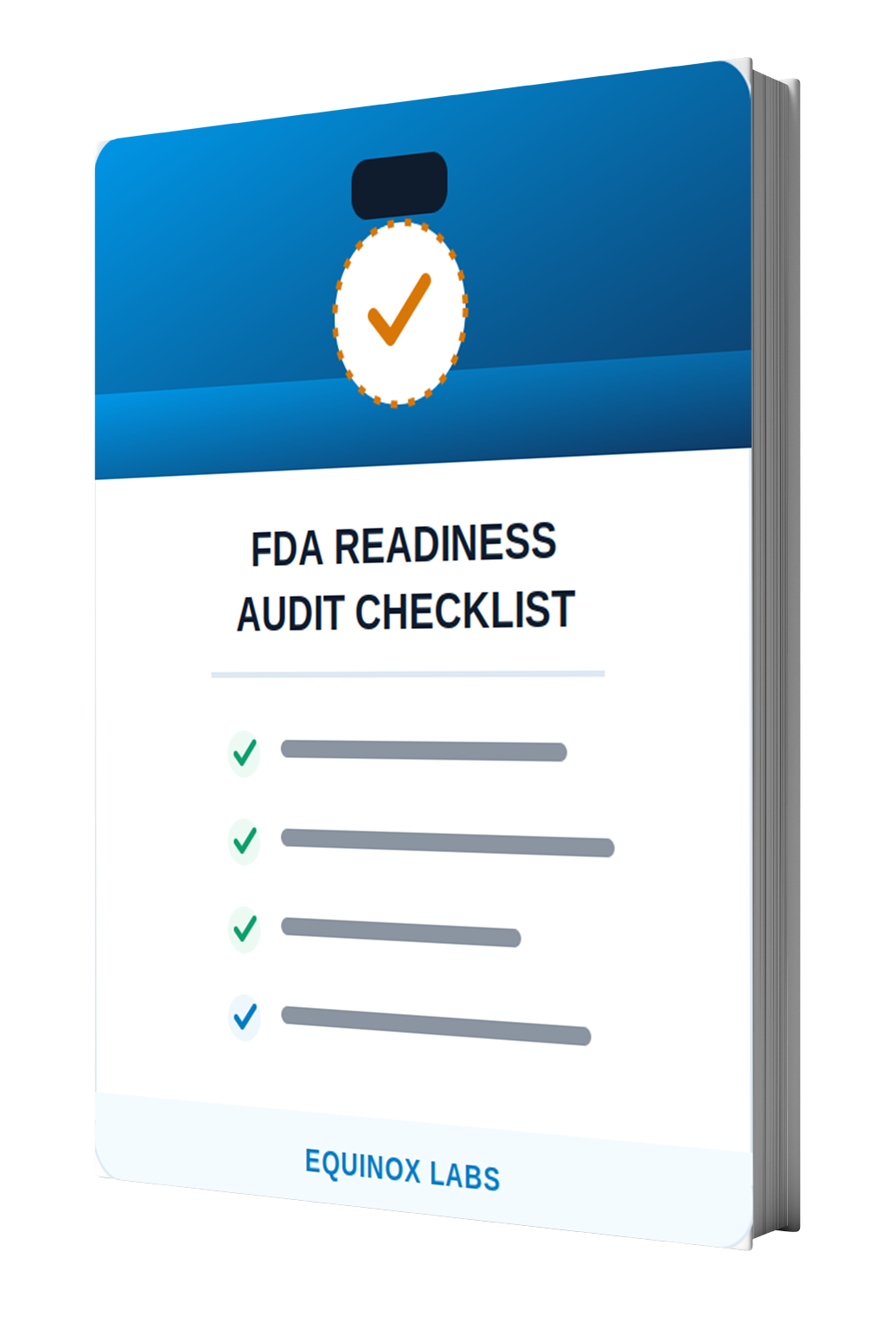 FDA Readiness Checklist 